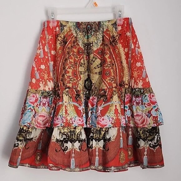 Camilla Cameos Dance Crop Top and Kids Skirt Size 6 Adult Size XS-S Set b126 - Picture 11 of 14